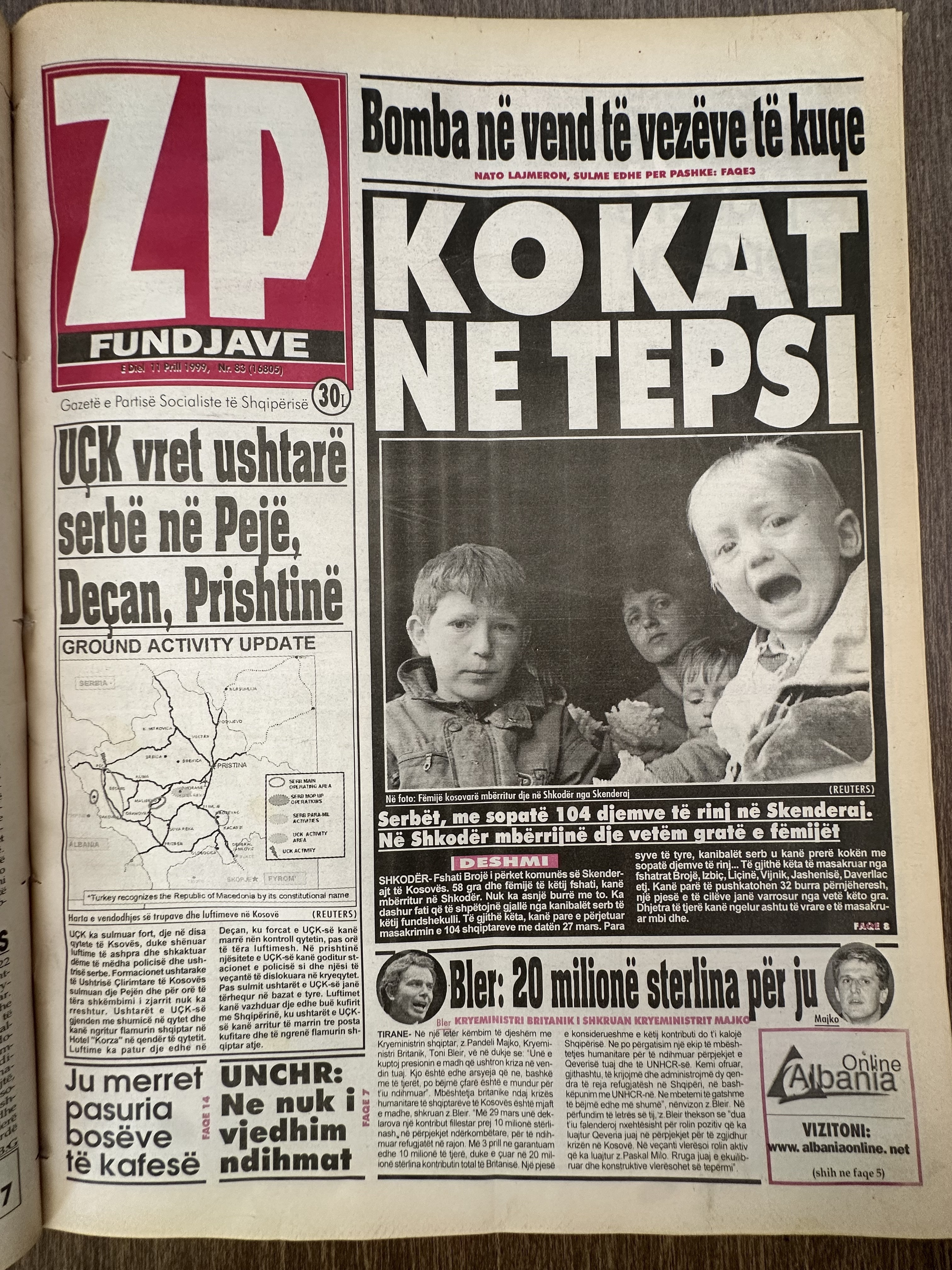Zëri i Popullit 1999-04-11